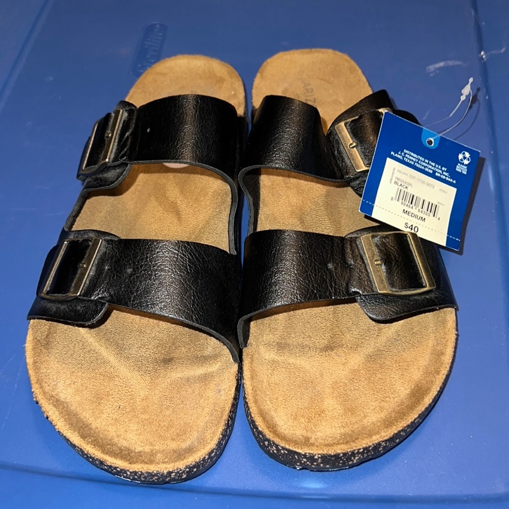 Men’s Arizona Jean Co Slip on sandals New with Tags